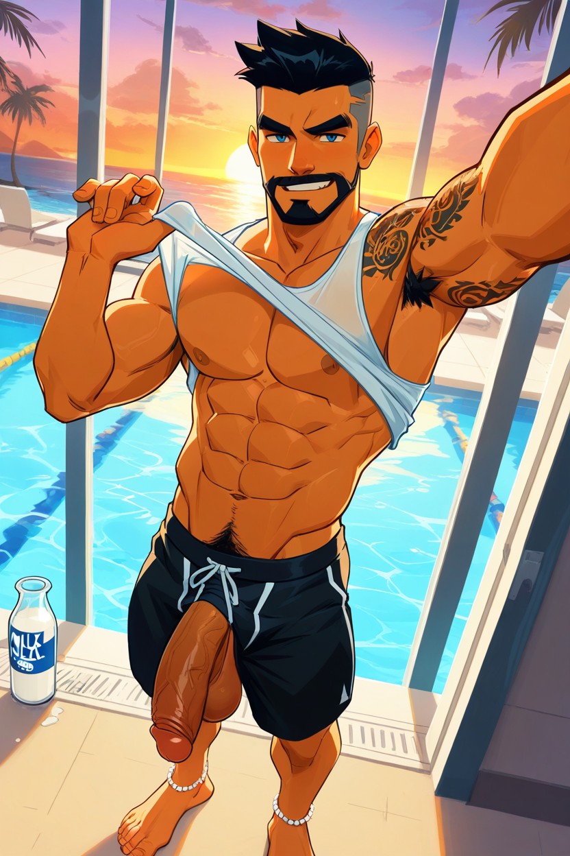 Slutboy, Squeezable, Milk Bottle ゲイAIポルノ