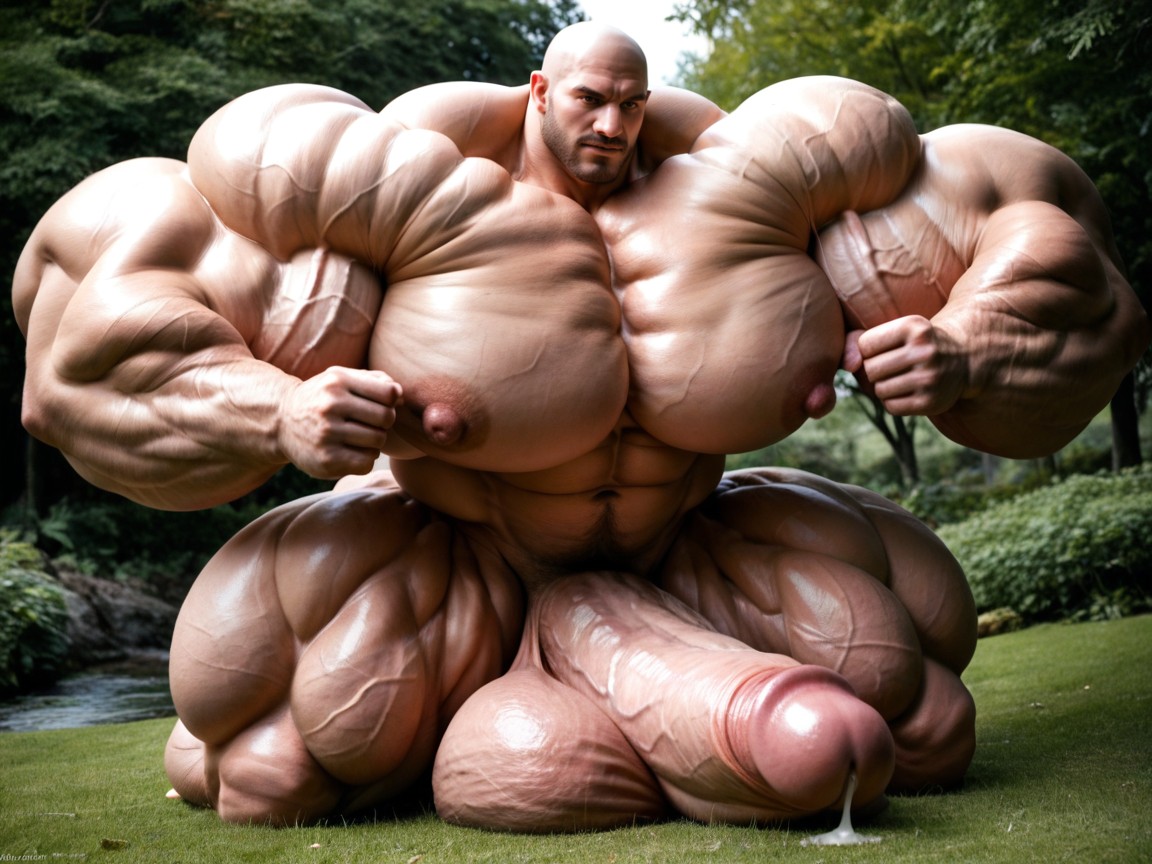 Cock Tip Tentacle Fuck, Oversized Hyper Muscles, Parc Porno IA Gay