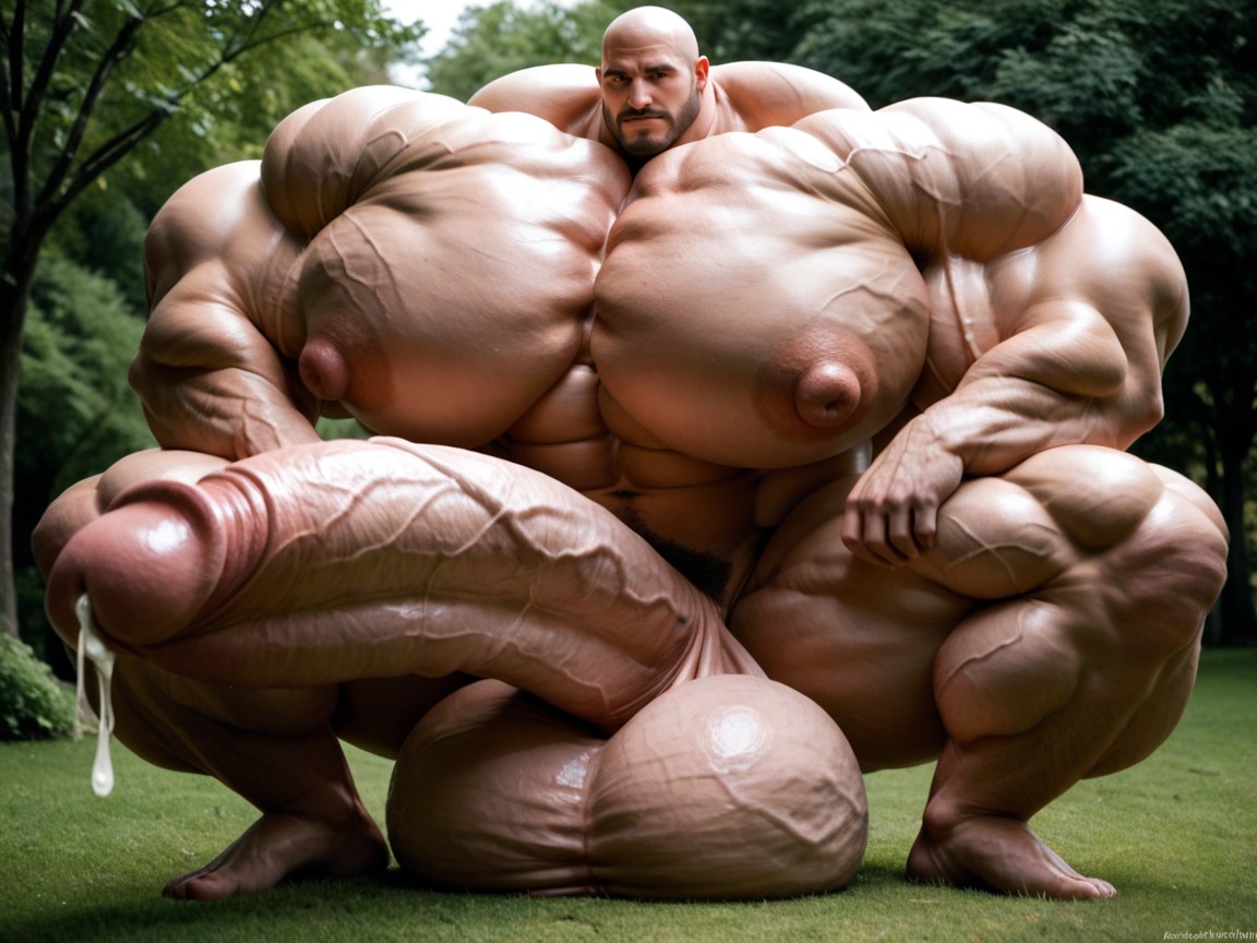 Balls Bigger Than Human, Hyper Taut Cock, Oversized Hyper Gigantic Balls Porno IA Gay