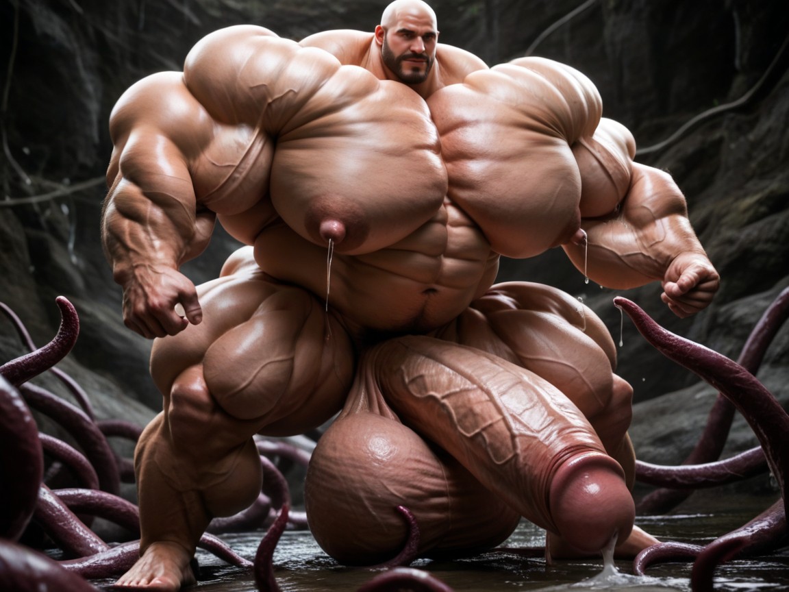 Hyper Puffy, Tentacles Fuck, Oversized Heavy Hyper Muscles AI同性戀黃片