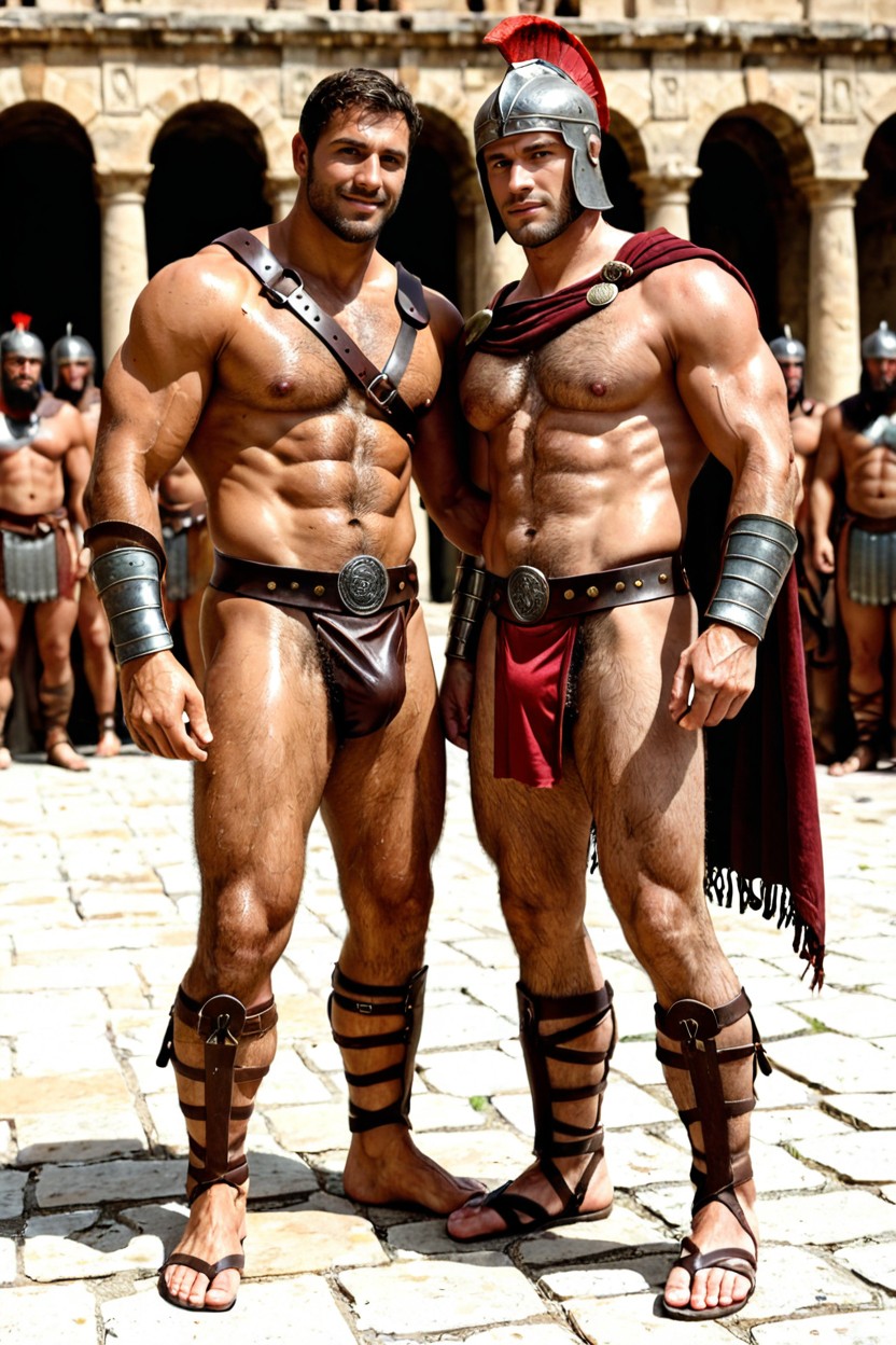 People, +, Muscular Porno IA Gay