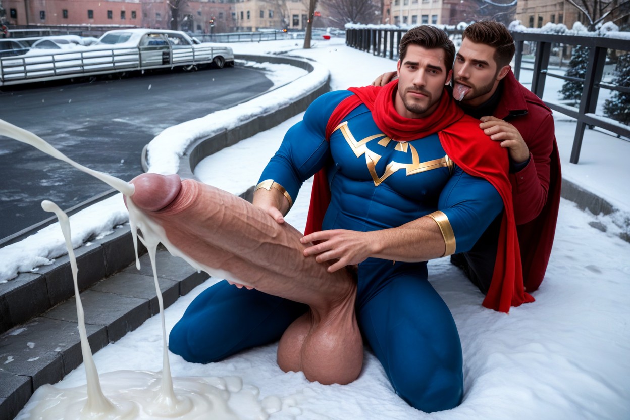Detailed Background, Angular Features, Naked Porno IA Gay