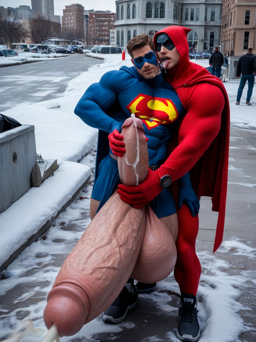 Gigantic Growing Cock, Gigantic Fully Erect Uncut Penis, Caught Porno IA Gay