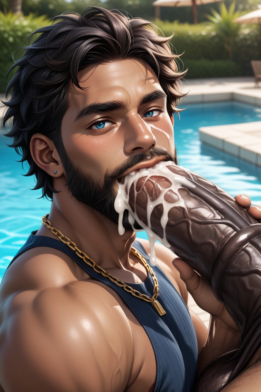 Pénis Hyper Long Et Impossible, Licking Cock, African American Porno IA Gay