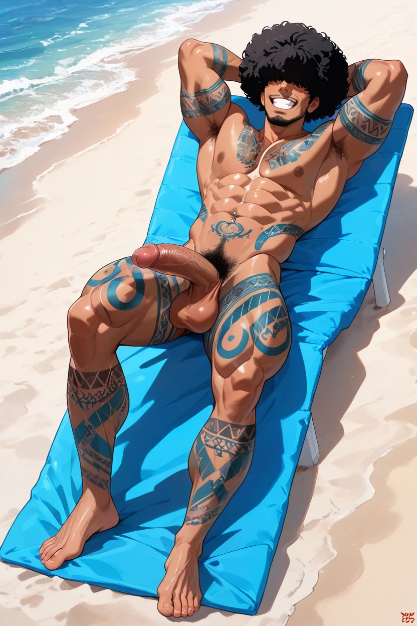 Squeezable, Navel Piercing, Sunbathing Porno IA Gay