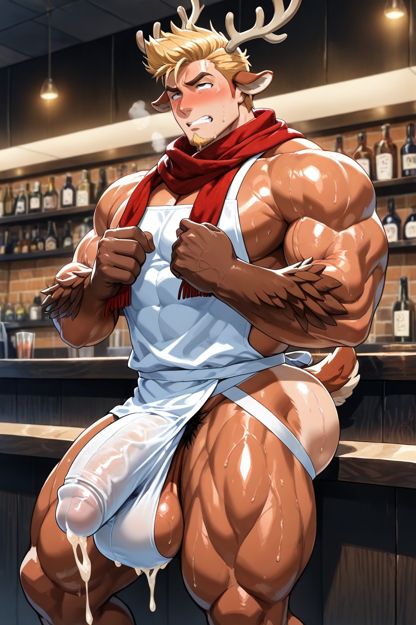 Front View, Exposed Cock, Blonde Hair AI同性恋黄片