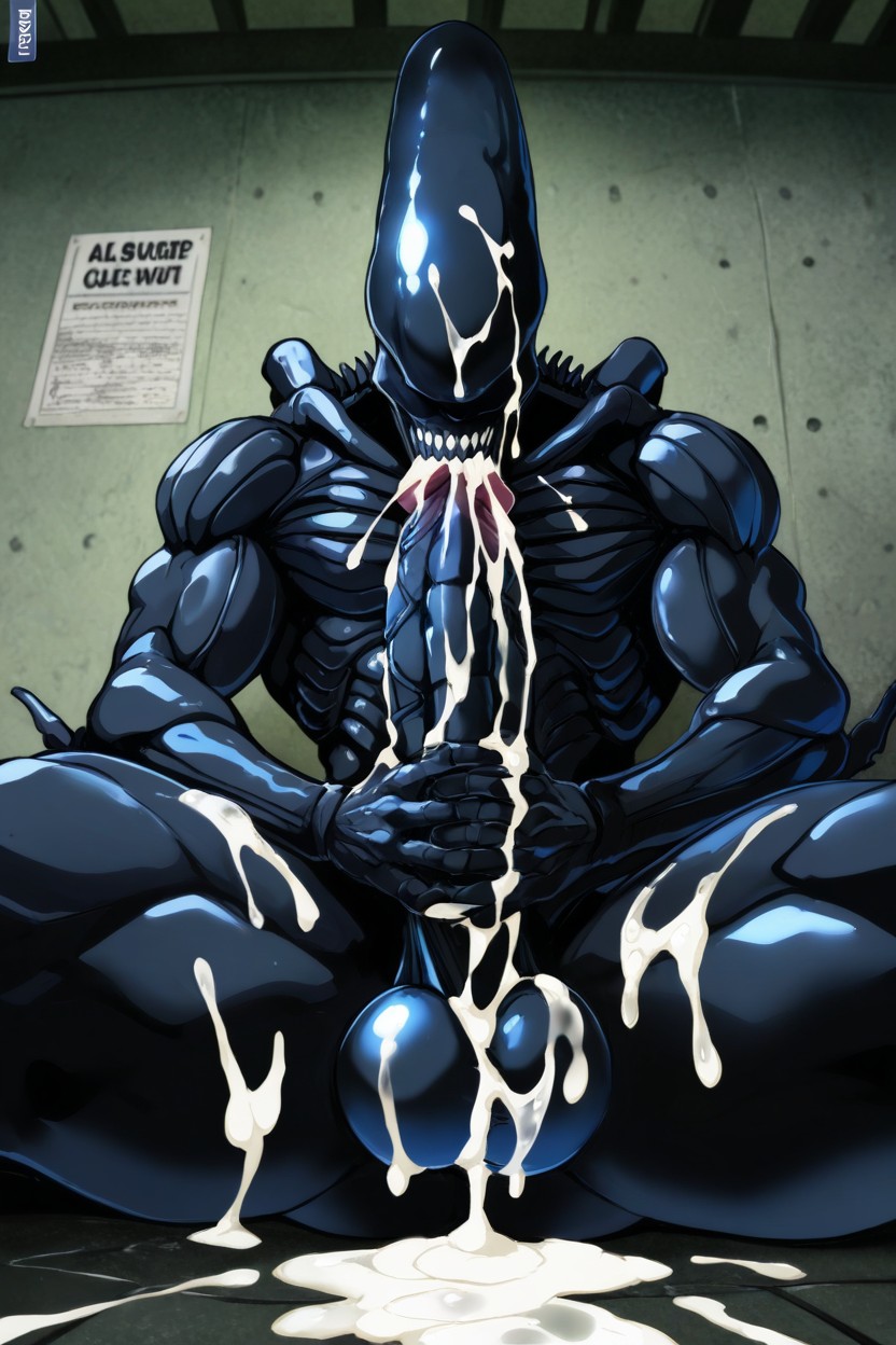 Cum On Legs, Massive Balls, Throbbing Erect And Leaking Precum AI同性戀黃片