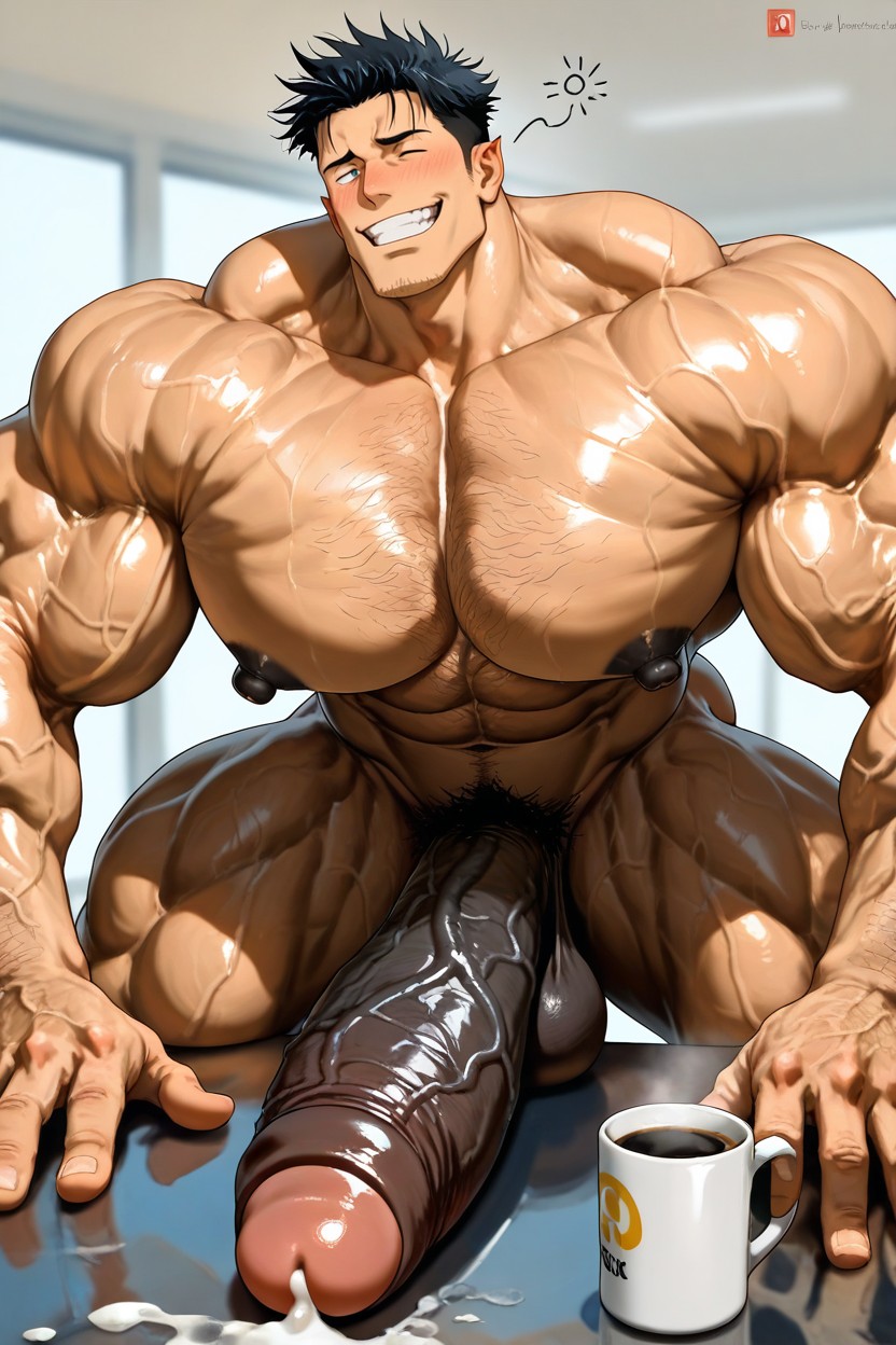 Oversized Muscles, God Physique, Tall Muscular Physique 게이 AI 포르노