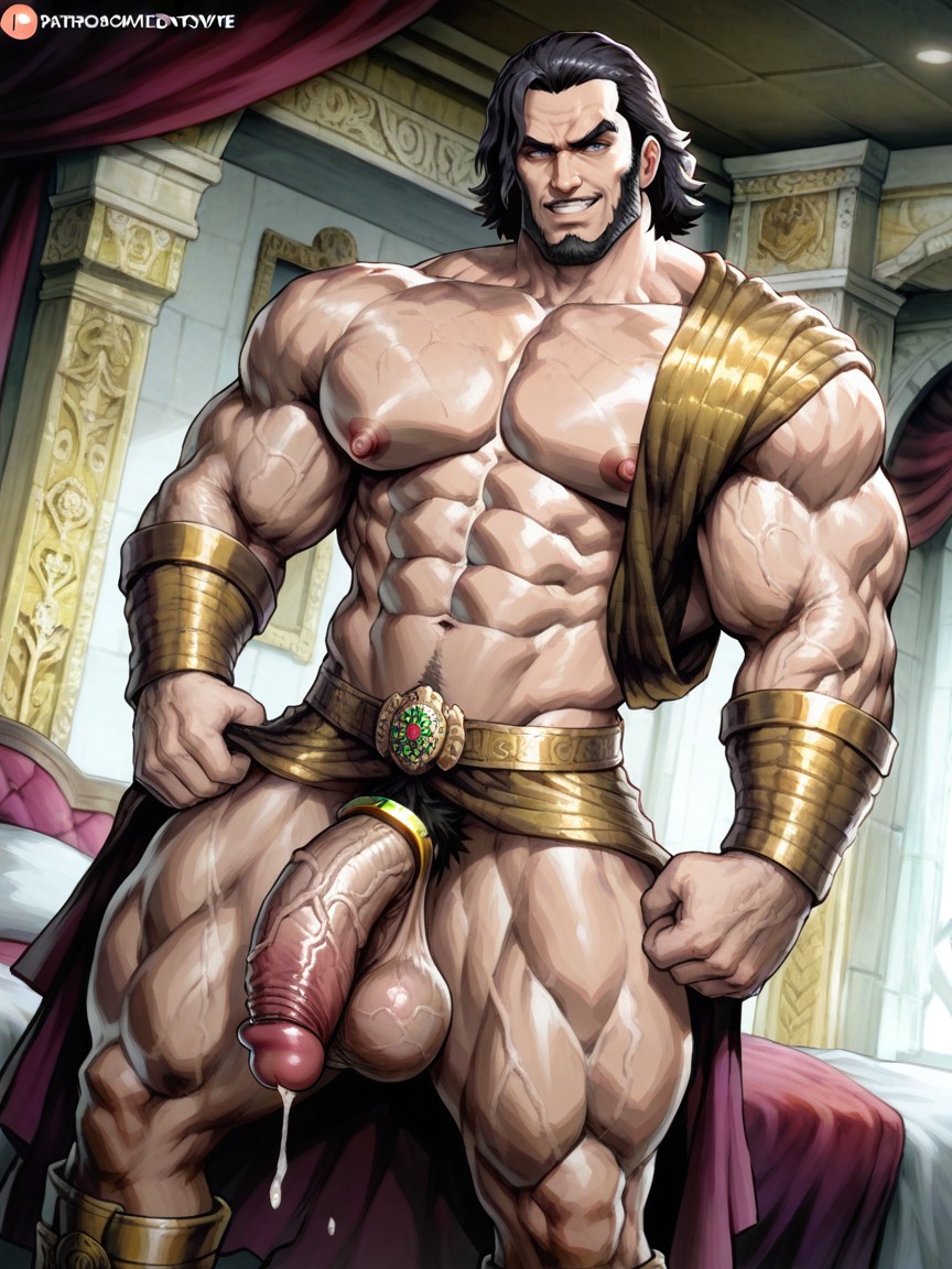 Hdr, Immensely Muscular Defined Veiny Extremely Pulpy Male Bodybuilder, Powerful Cumshot Porno IA Gay