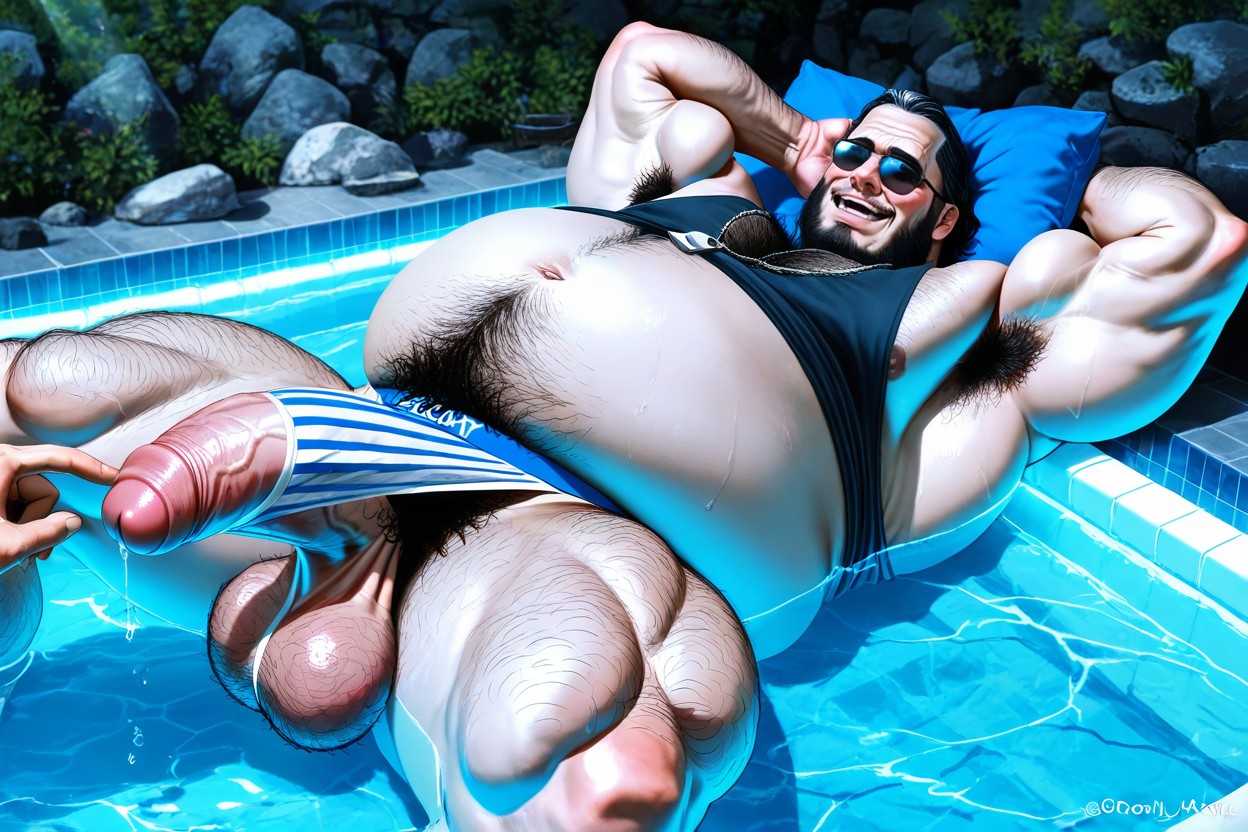Moaning, Simple Background, Ultra Detailed Realistic AI Gay Porn