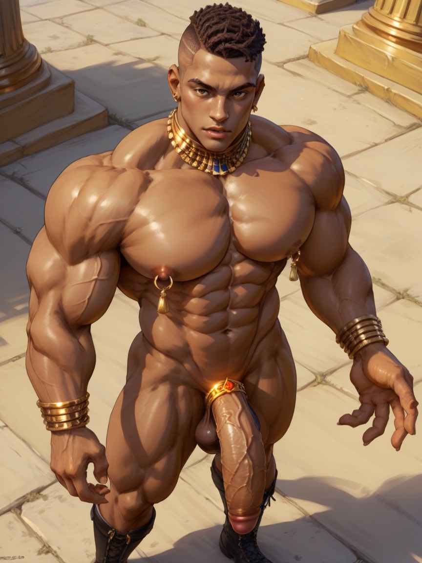 Huge Hands, 超大肌肉, 上視角 AI同性戀黃片