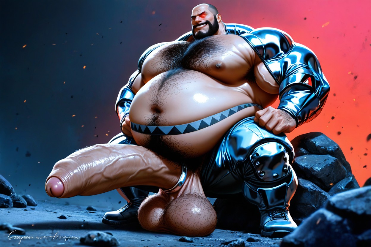Hyper Thick Penis With Huge Bulging Balls, Sharpen, Foreskin Porno IA Gay
