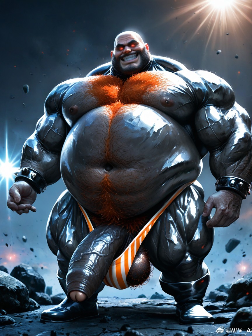 Huge Veiny Pecs And Huge Muscular Chest, Hdr, Erect Penis 게이 AI 포르노