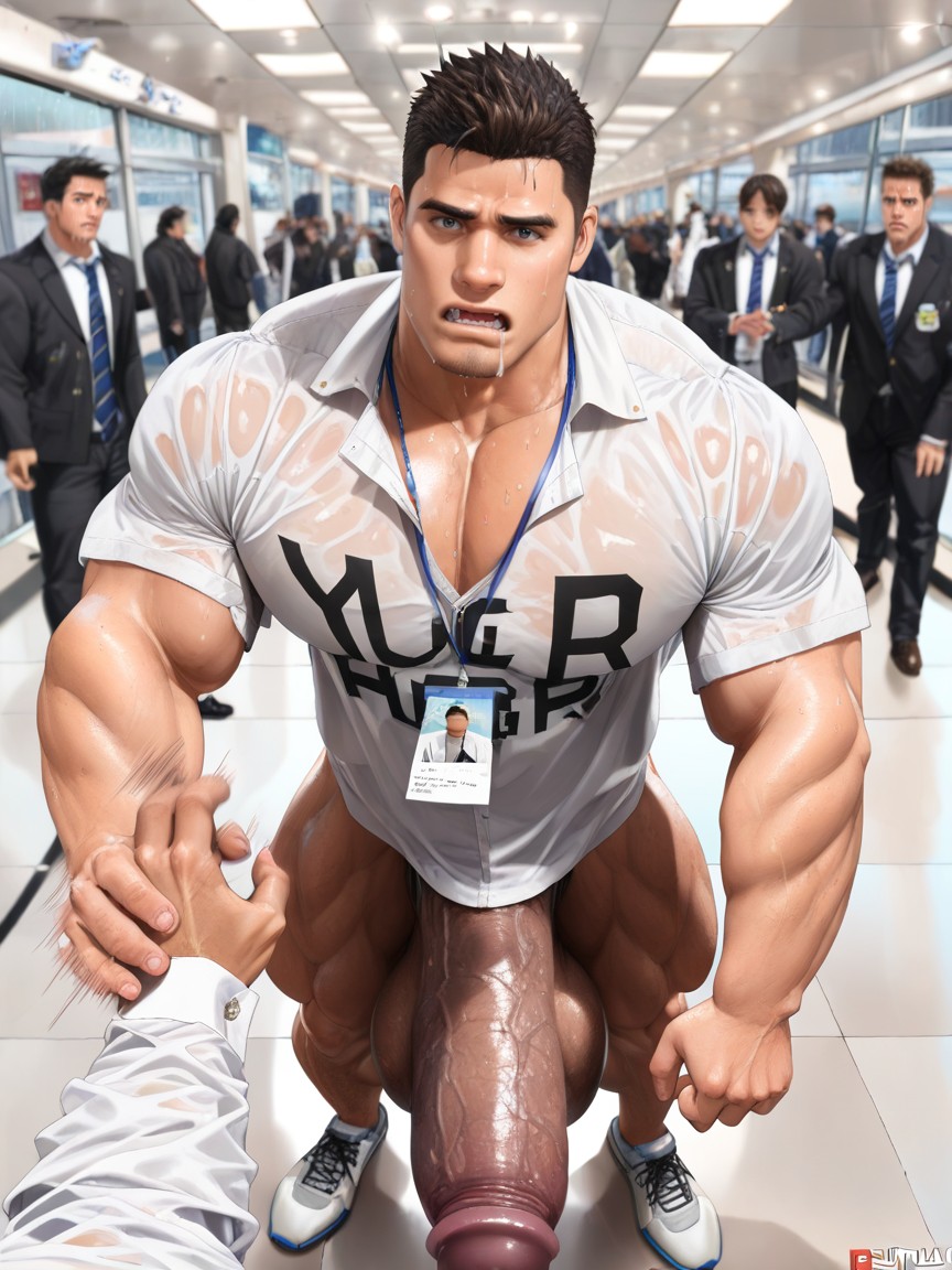Wearing Gym Shoes, Sweaty, Nervous AI同性戀黃片