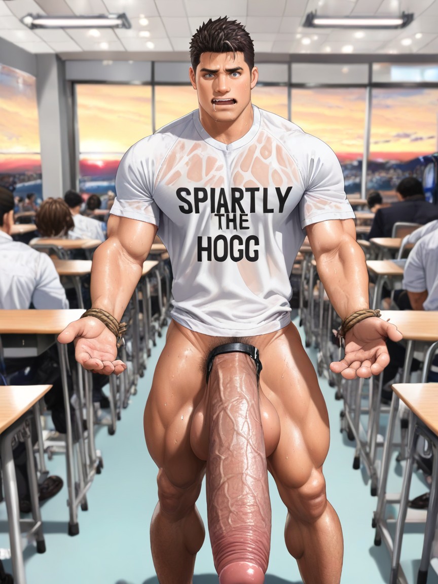 Wearing Gym Shoes, 18+, Concerned AI Gay Porn