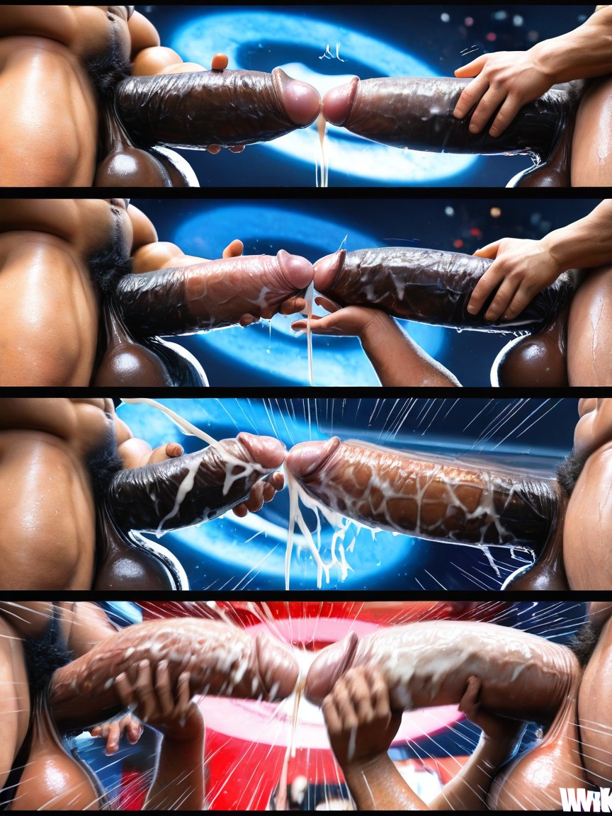 Slight Motion Blur, Absurdly Colossal Hyper Cocks, Harem Of Hyper Cocks AI同性戀黃片