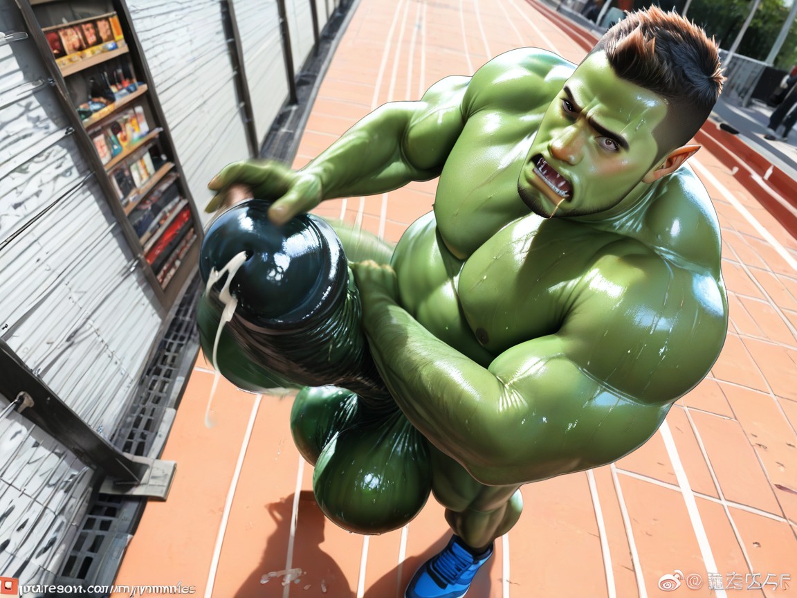 Bara, Handjob, Photorealistic ゲイAIポルノ