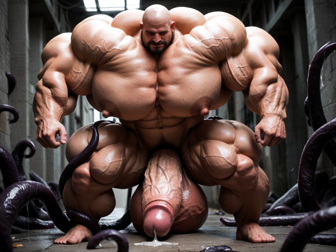 Oversized Hyper Gigantic Penis, Heavy Hyper Sized Veiny Cock Tentacles, Cock Tentacles Penetrates In Anal ゲイAIポルノ