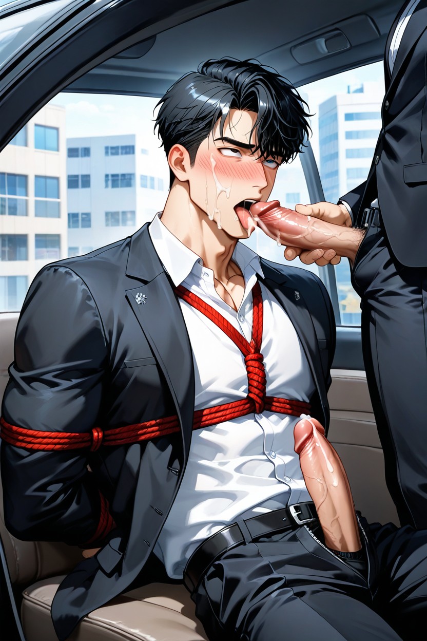 Bangs Slightly Swept To The Sides, 顏射, 短髮 AI同性戀黃片