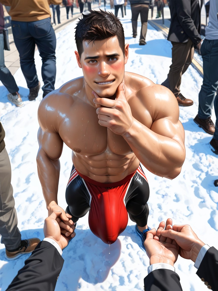 下雪, Bara, Embarassed AI同性戀黃片