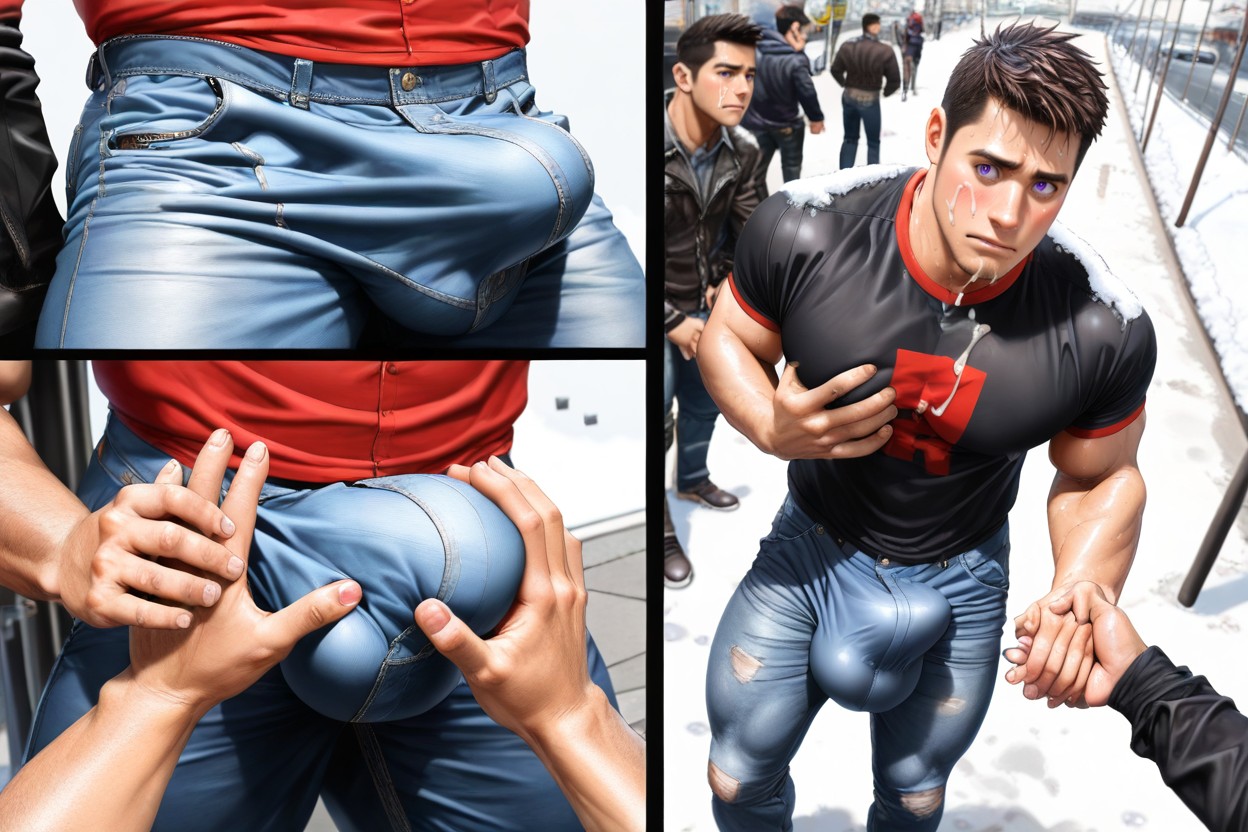 Embarassed, Gay, Sweaty AI Gay Porn