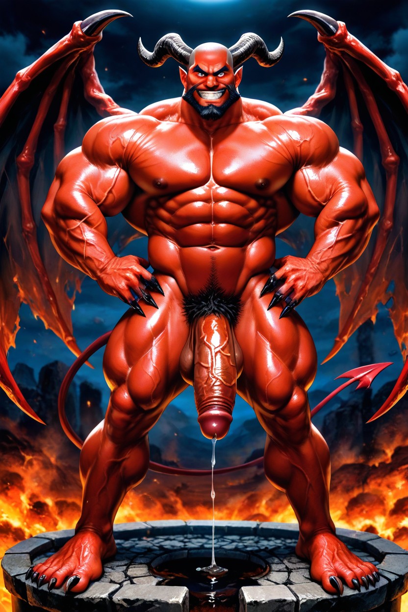 陰毛, Hands On Hips, Hell ゲイAIポルノ