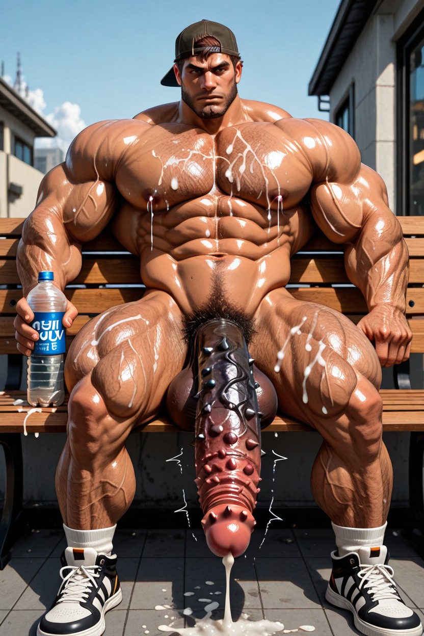 Cum On Legs, Balls Too Big, Throbbing Penis ゲイAIポルノ