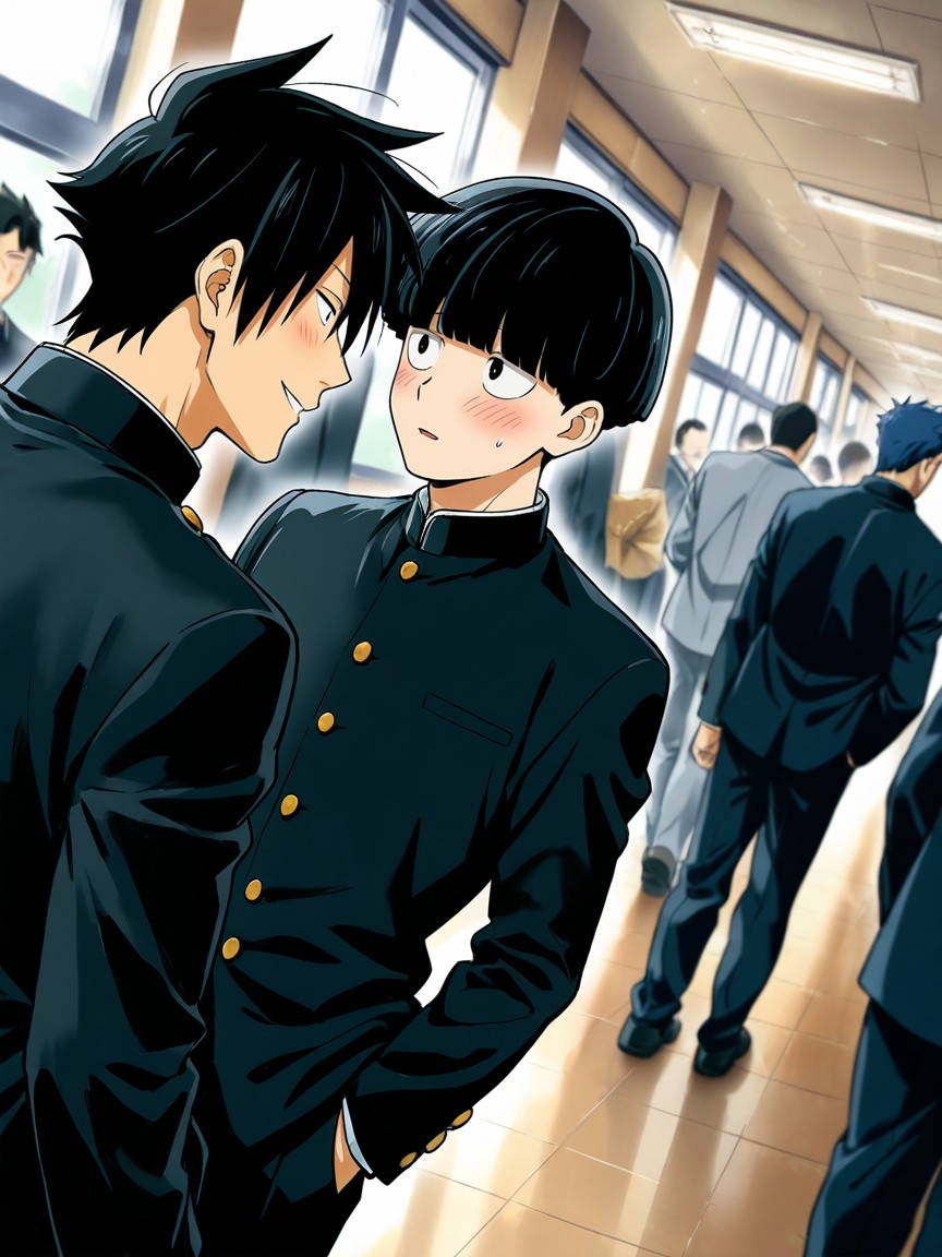 Mobpsycho, Look At Partner, 日本人 ゲイAIポルノ