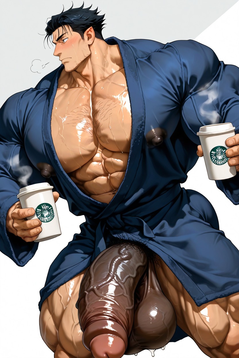 Sexy, Chest Hair, Bodybuilders AI Gay Porn