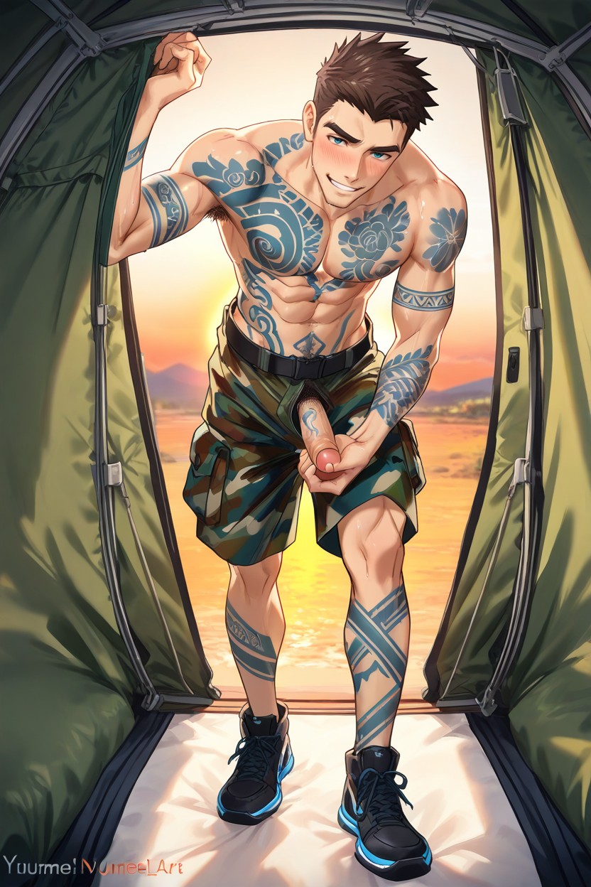 In The Tent, Skinny, Hdr AI Gay Porn