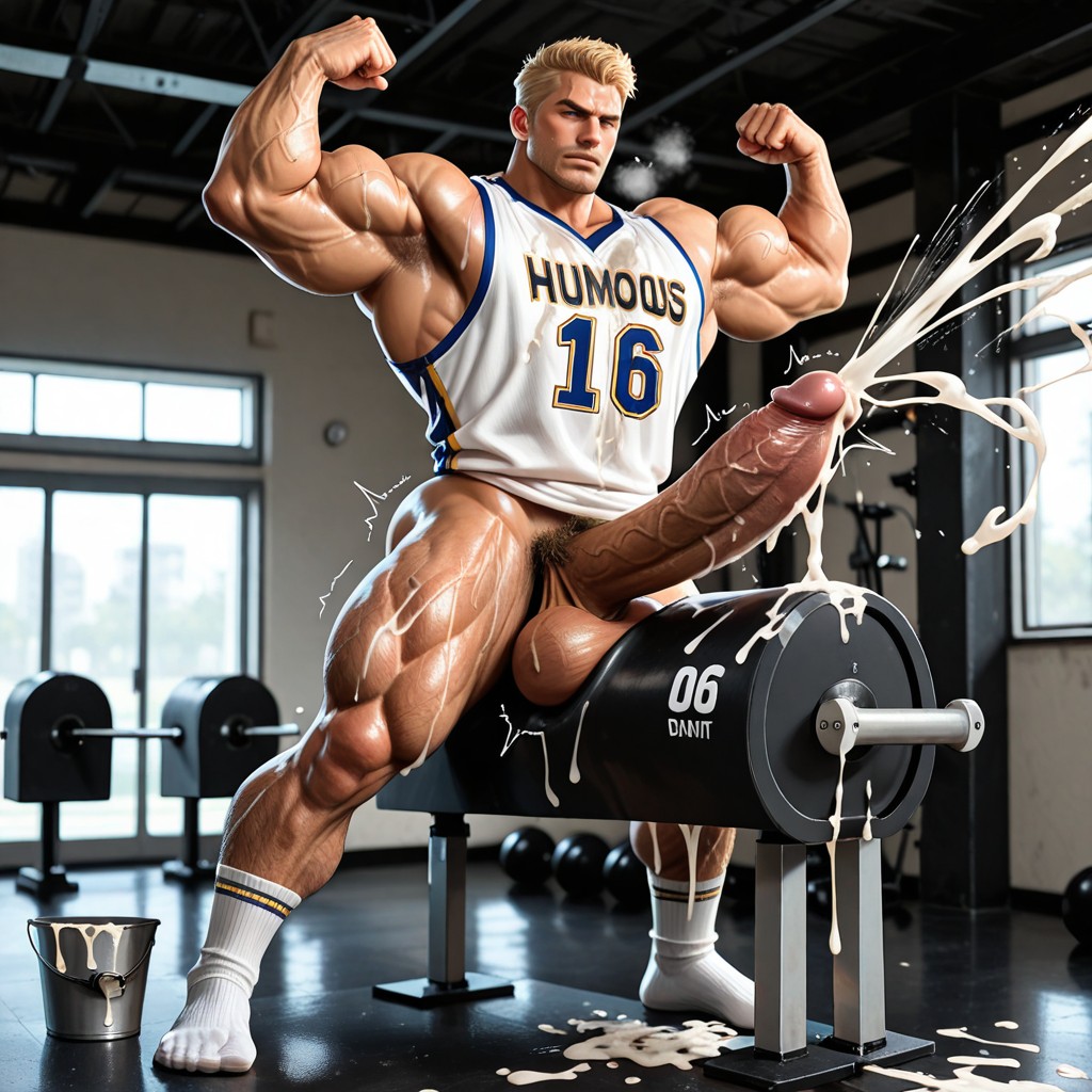 Big Thick Penis, Cum On Chest, Muscle Bodybuilder AI同性戀黃片