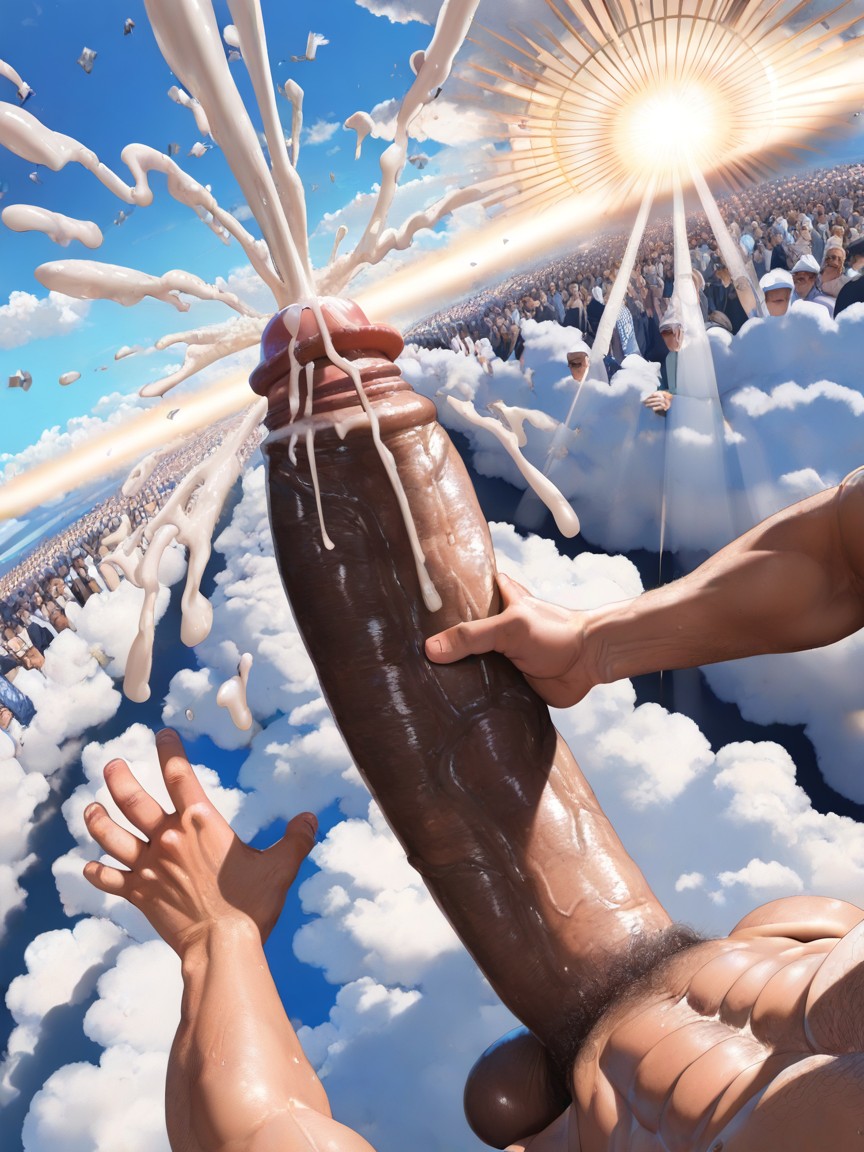 Apertando Seios, Nervous, Hyper Angel Man Pornografia gay com IA