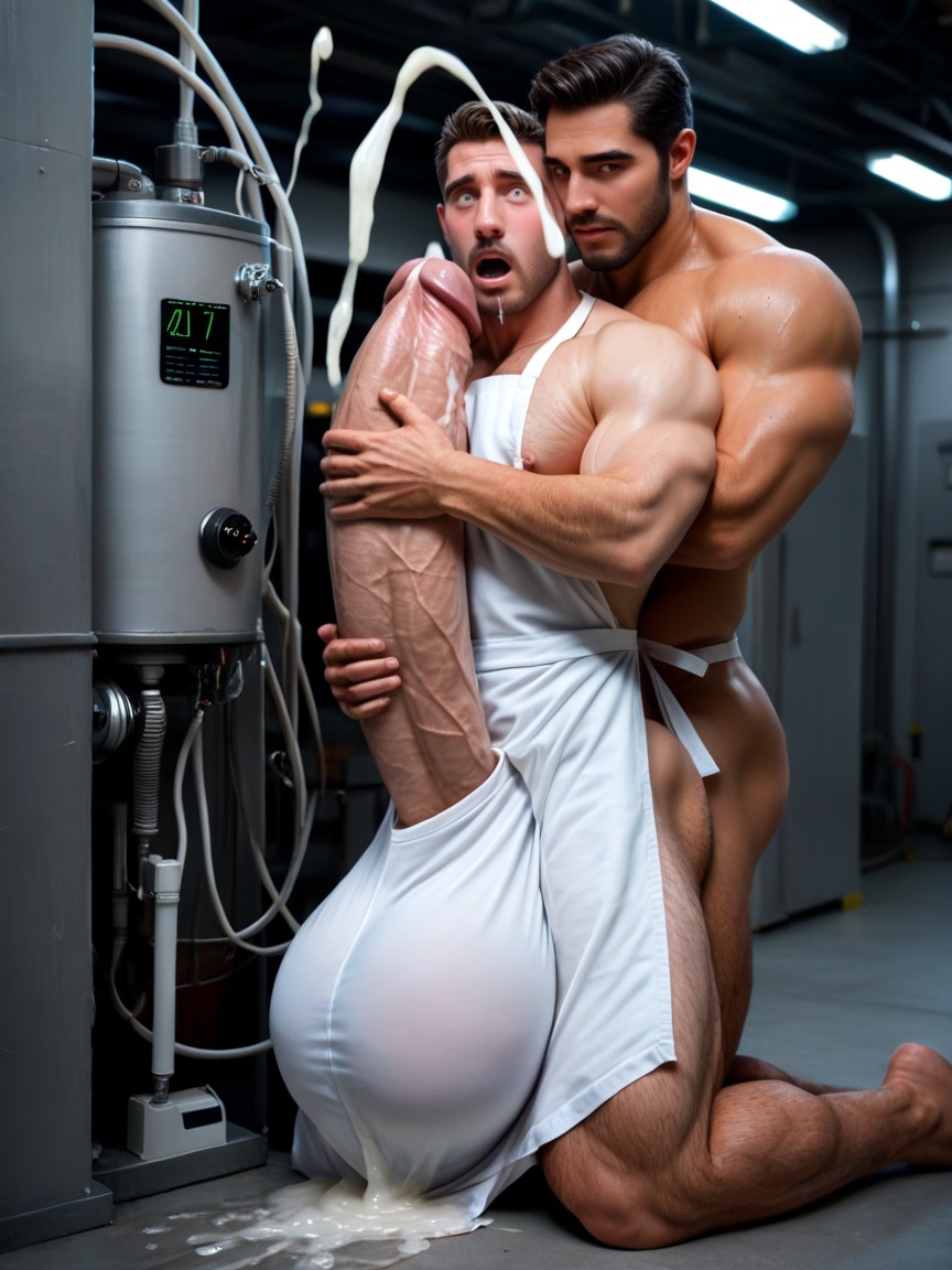 Clear Lines, Handjob, Hq AI Gay Porn
