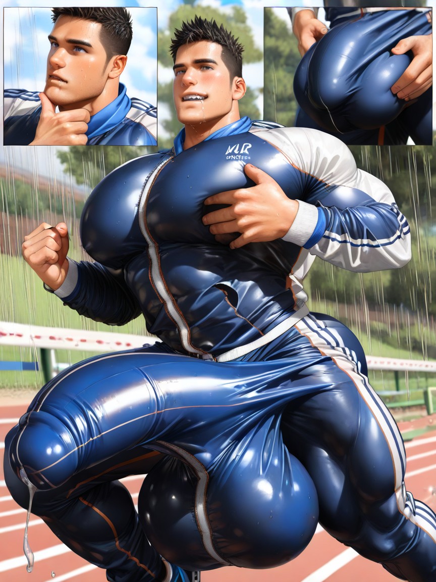 Glans Between Pecs, Uncensored, Keishin Kondou Bara Manga ゲイAIポルノ