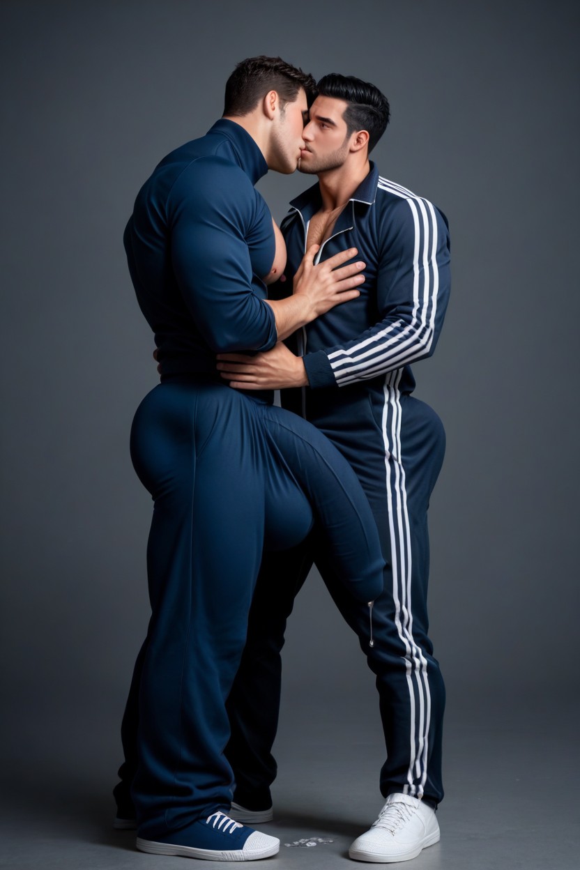 Hq, Correct Anatomy, Fully Clothed AI Gay Porn
