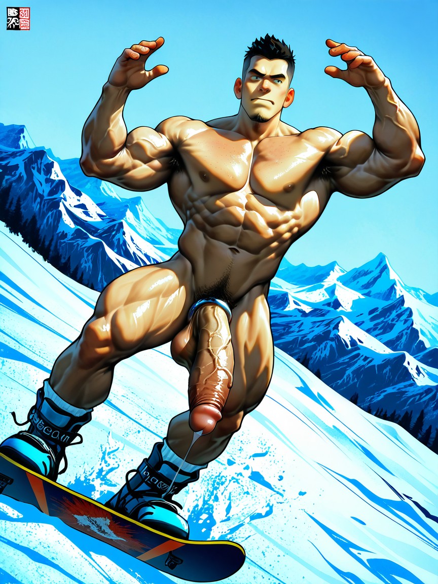 Well Defined Pectoral Muscles, Beitemian, Squeezable AI Gay Porn