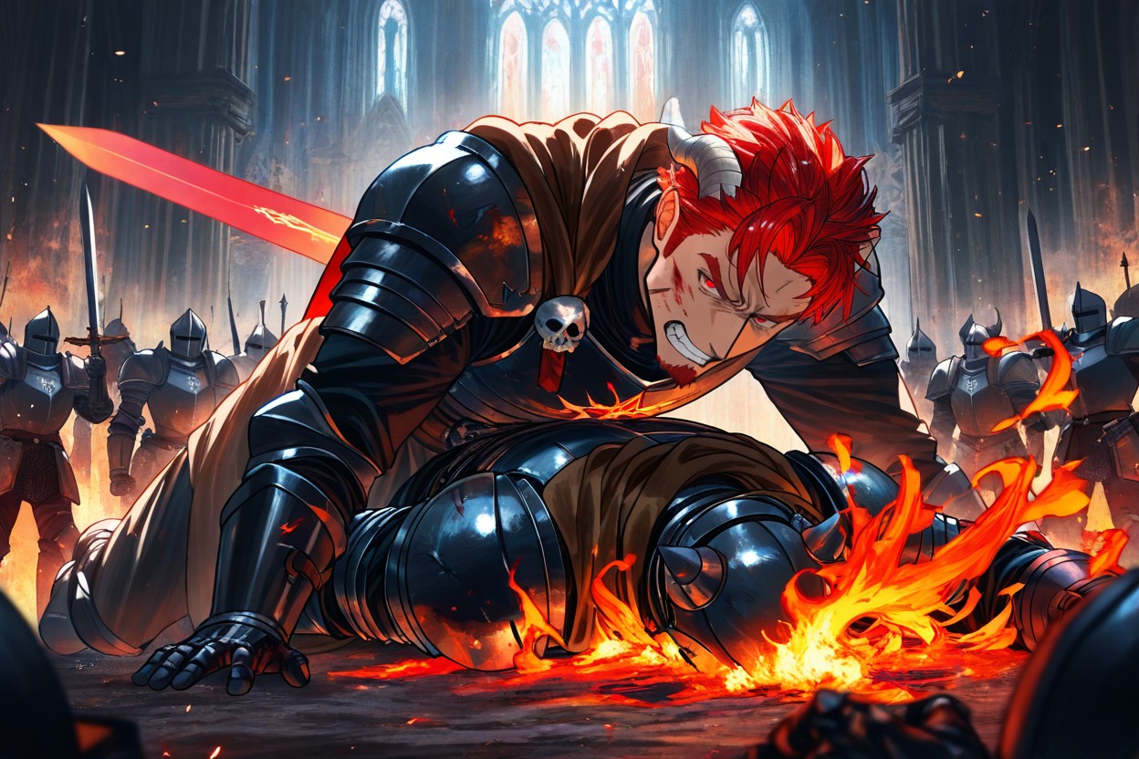 High Detail, Red Hair, Angry AI Gay Porn