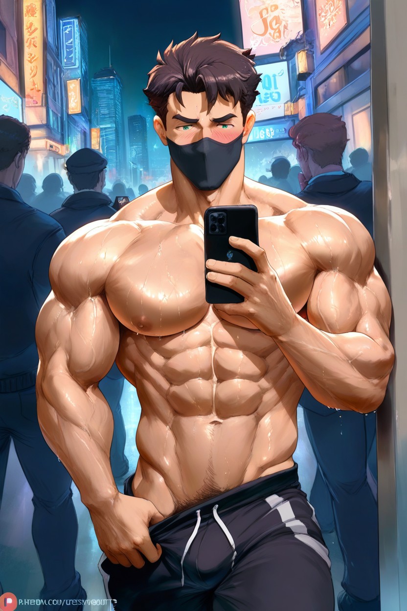 Sharp Jaw Line, 25+, Body Heat AI Gay Porn