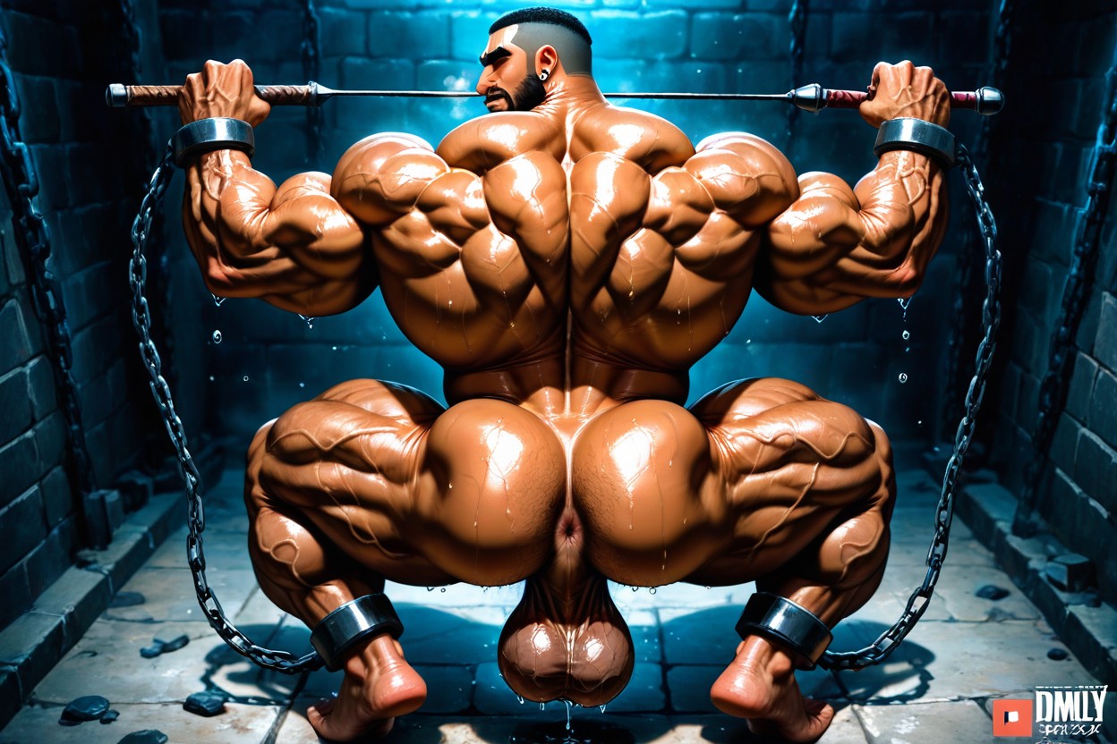 Veiny Legs, Top Down, Huge Calves AI Gay Porn