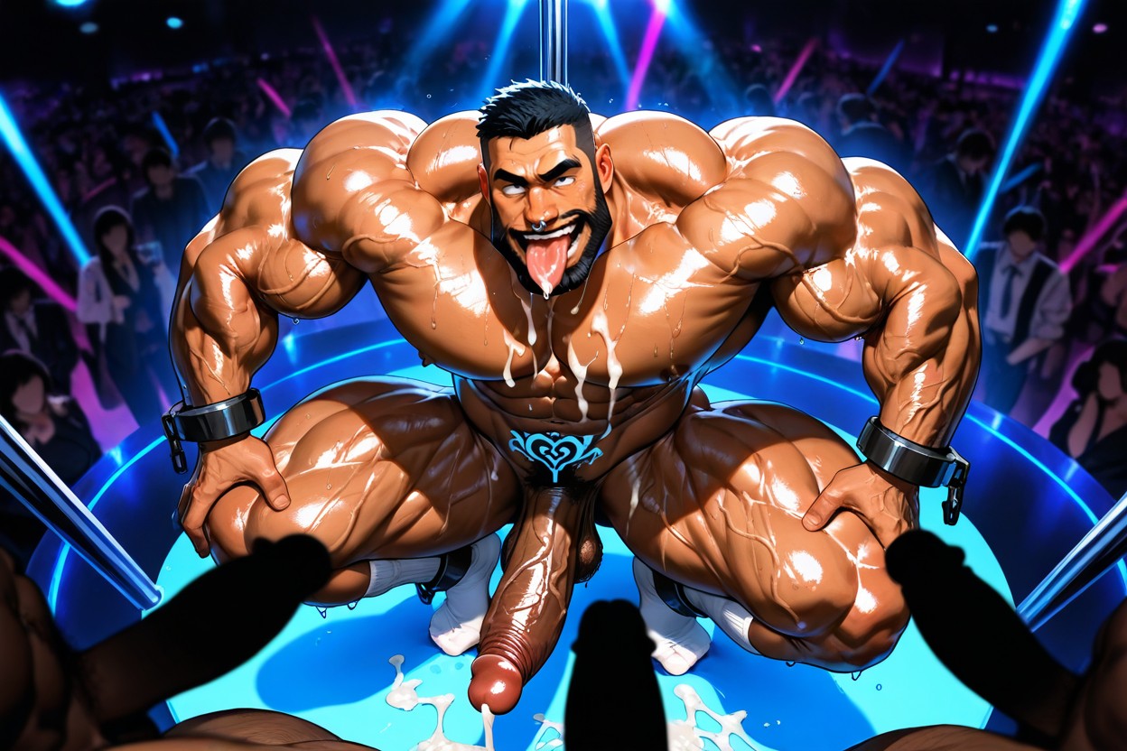 Sagging Balls, Top Down, Hairy Balls AI Gay Porn