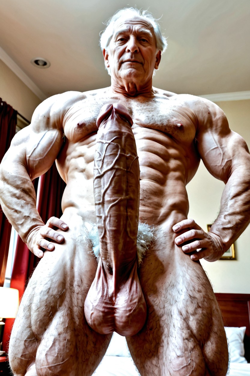 Person, Clean-shaven Face, Huge Forearms AI Gay Porn