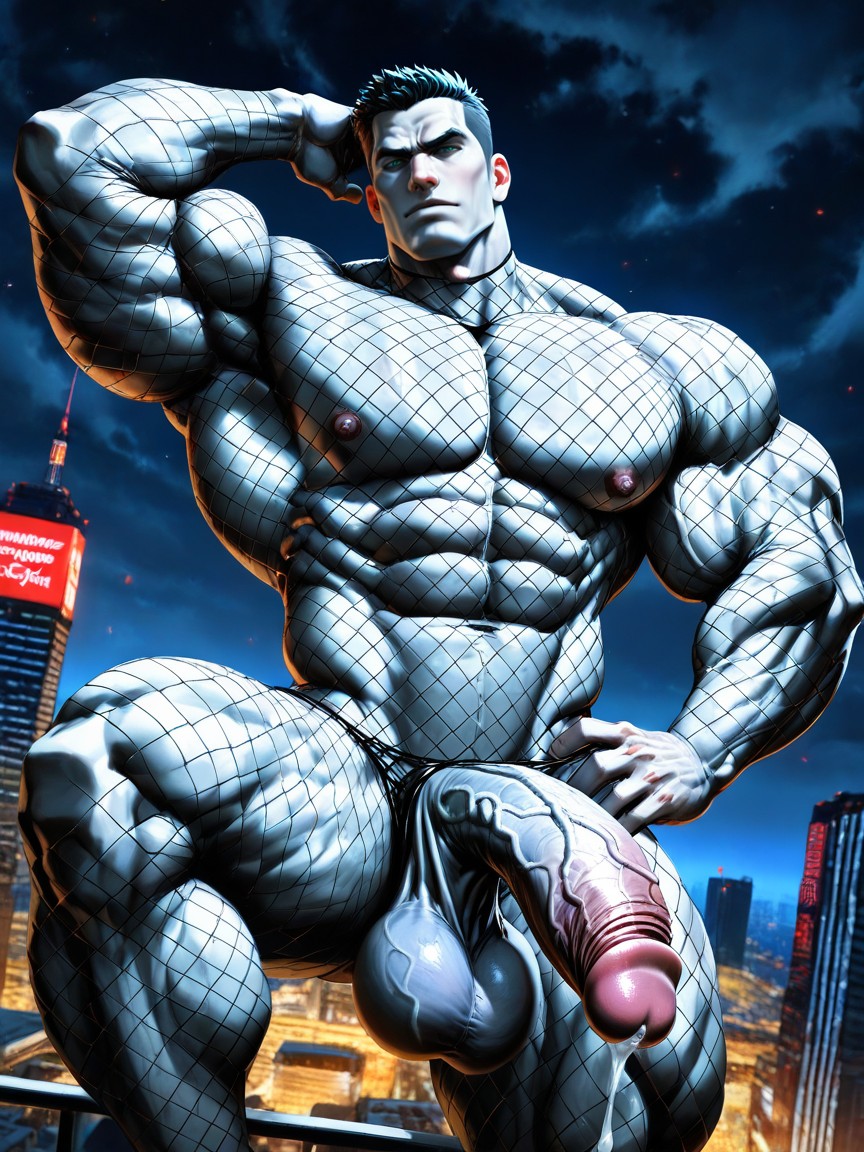Standing, Dizdoodz, Strong Lines AI Gay Porn