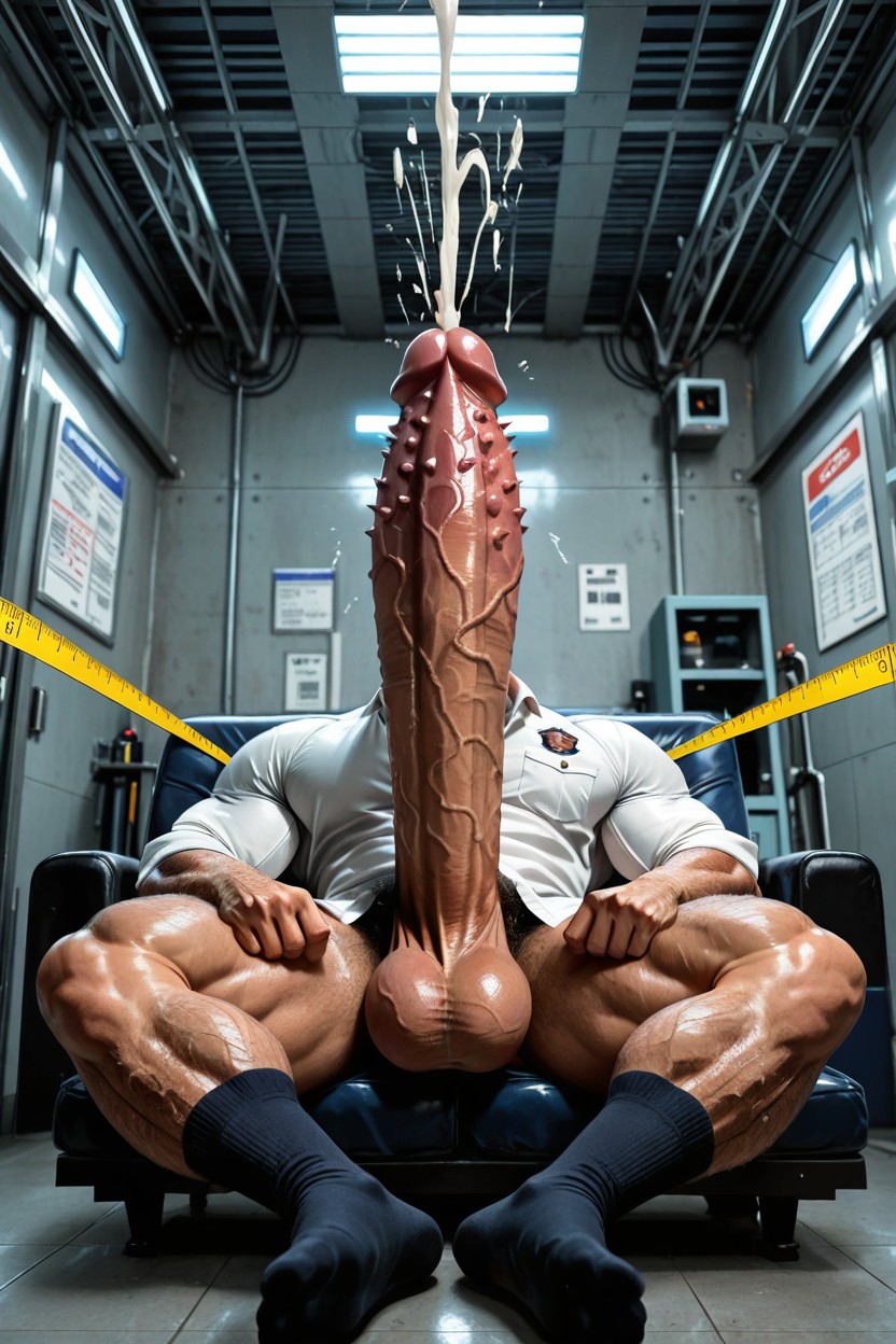 Big Balls, Angled Perspective, Humongous Penis AI Gay Porn