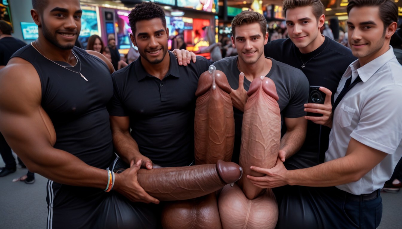 Gigantic Growing Cock, Absurdly Surreal Oversized Hyper Cock, Handjob AI Gay Porn
