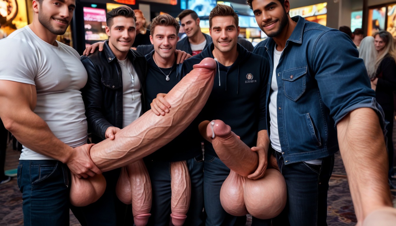 Penis Realistically Attached To Crotch, Handjob, Hyper Upward Erection Porno gay IA