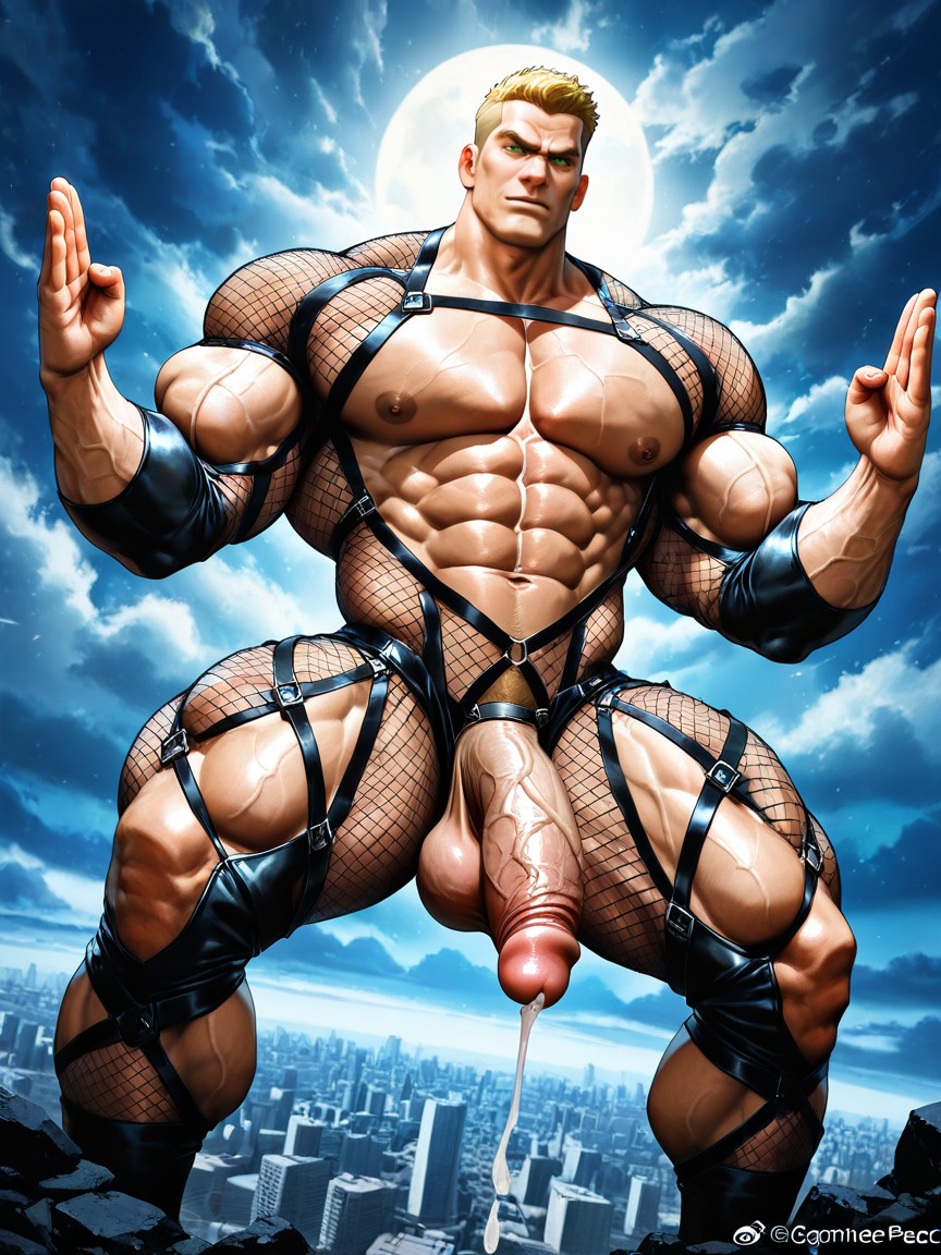 Realistic, Octane Render, Heavy Round Growing Balls AI Gay Porn