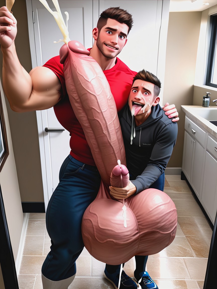 Hq, Awkward, Square Jaw AI Gay Porn
