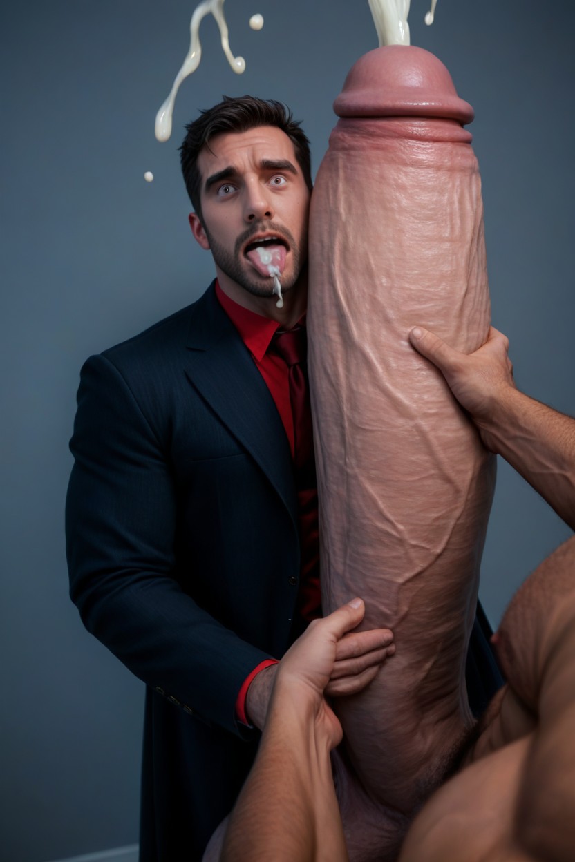 Clear Lines, Nervous, Photorealistic AI Gay Porn