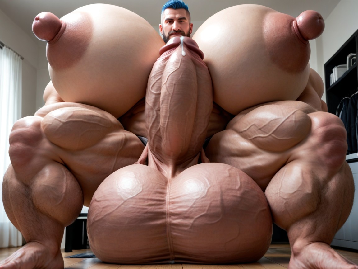 Extreme Massive Hyper Muscles, Muscle Growth, Hyper Puffy Porno gay IA