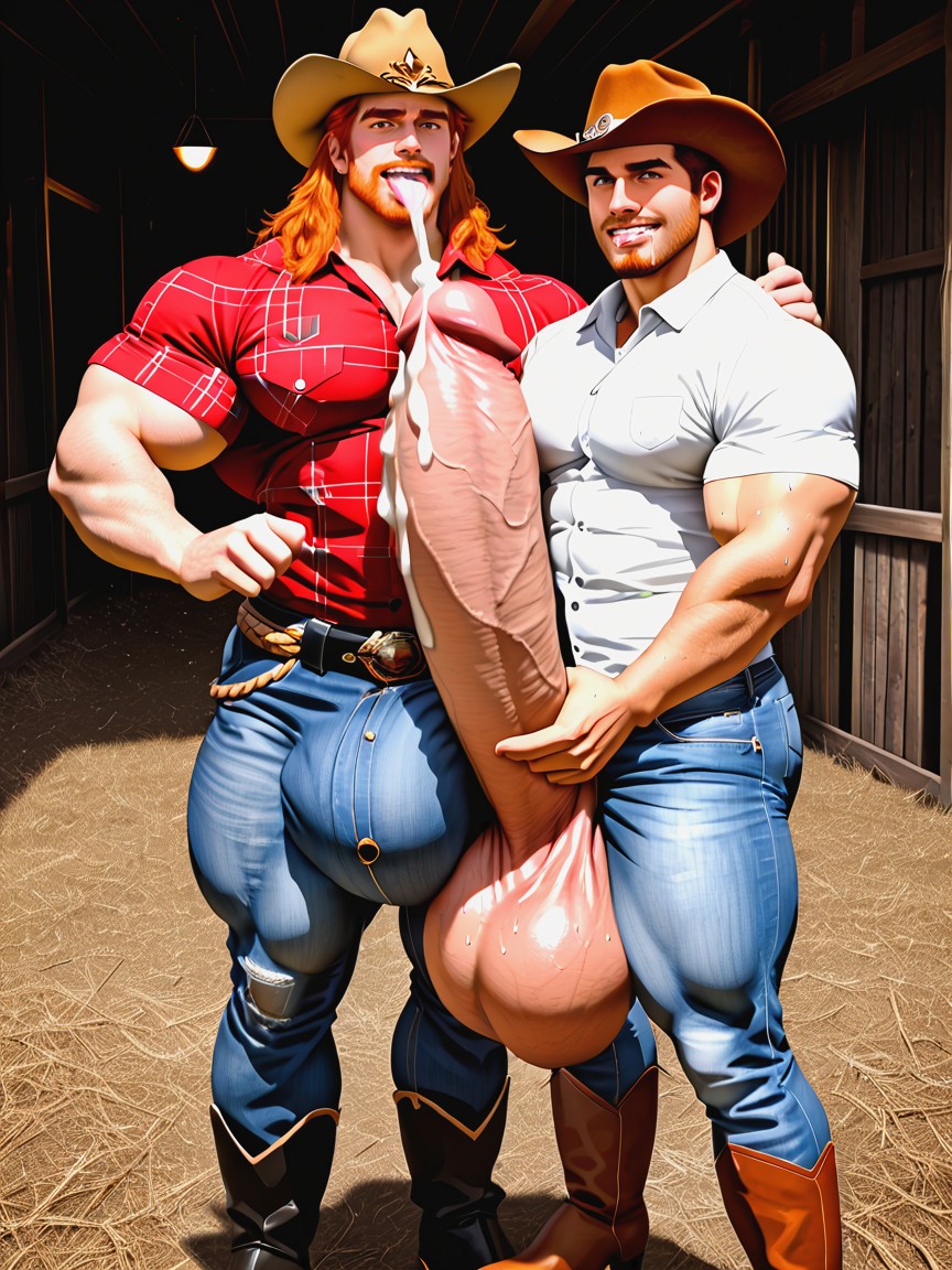 Surreal Absurd Impossible Gigantic Cock Size, Caught, Square Jaw Porno gay IA
